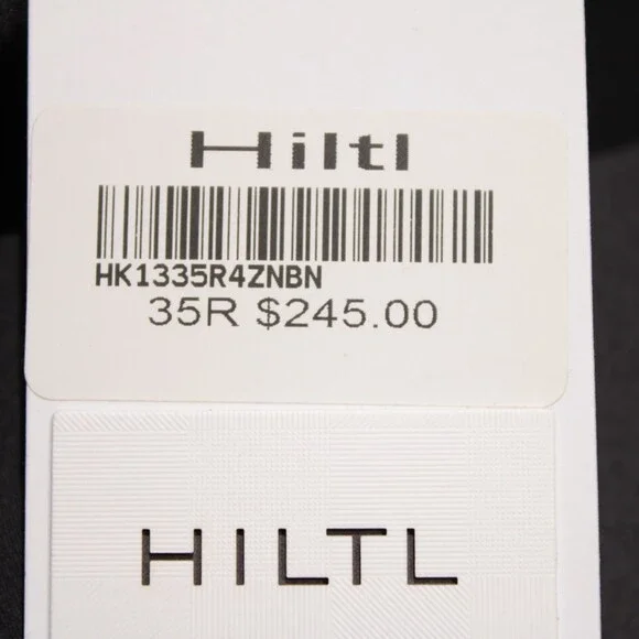Hiltl NWT Chinos / Casual Pants Size 35 US Dayne In Solid Gray Cotton Blend
